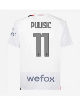 AC Milan Christian Pulisic #11 Auswärtstrikot 2023-24 Kurzarm